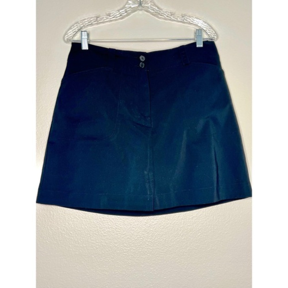 Nike Golf Skort Black Womens Size 10 Dri Fit‎ Athletic Performance Activewear